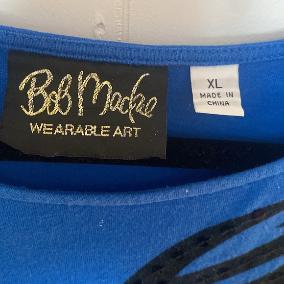 Bob Mackie Sequined Top Size XL - Picture 2 of 9